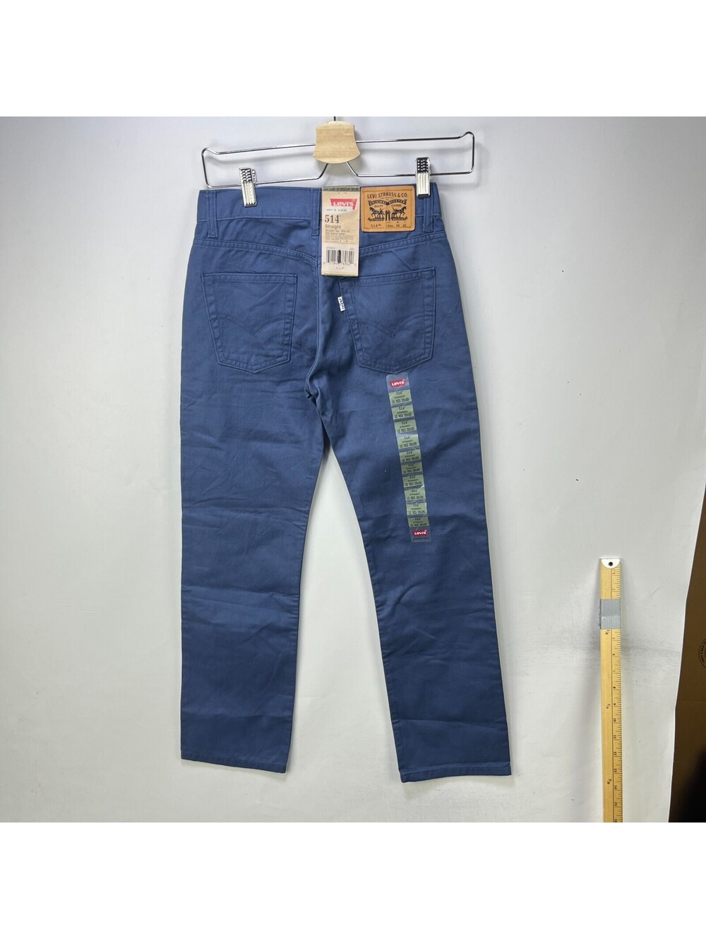 Levi’s 514 Navy Blue Straight Fit Twill Pants Boys 12